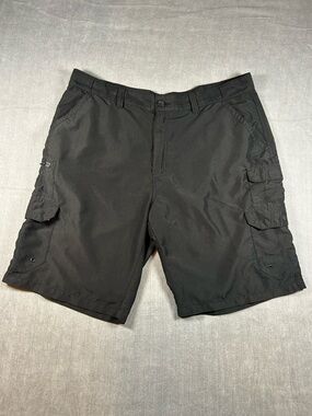 Denali Men's Black Cargo Shorts with Multiple Utility Pockets Size 40